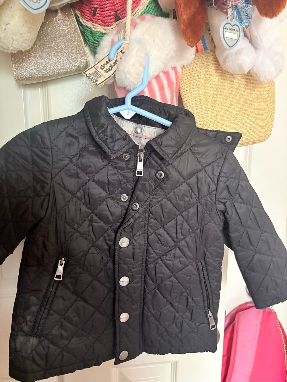Burberry Black Quilted Kids' Puffer Jacket